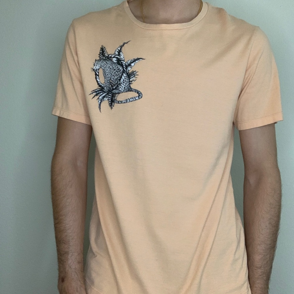 Medium ZARA T-Shirt in coral